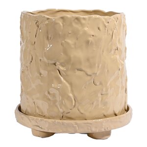 ByOn Muddy krukke L 23x23,5 cm beige