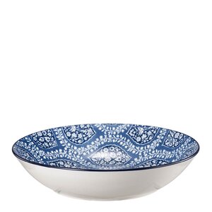 Stiernholm Sakura dyp tallerken 20 cm 80 cl blå/hvit