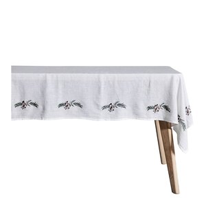 Lene Bjerre Penine juleduk 320x140 cm hvit