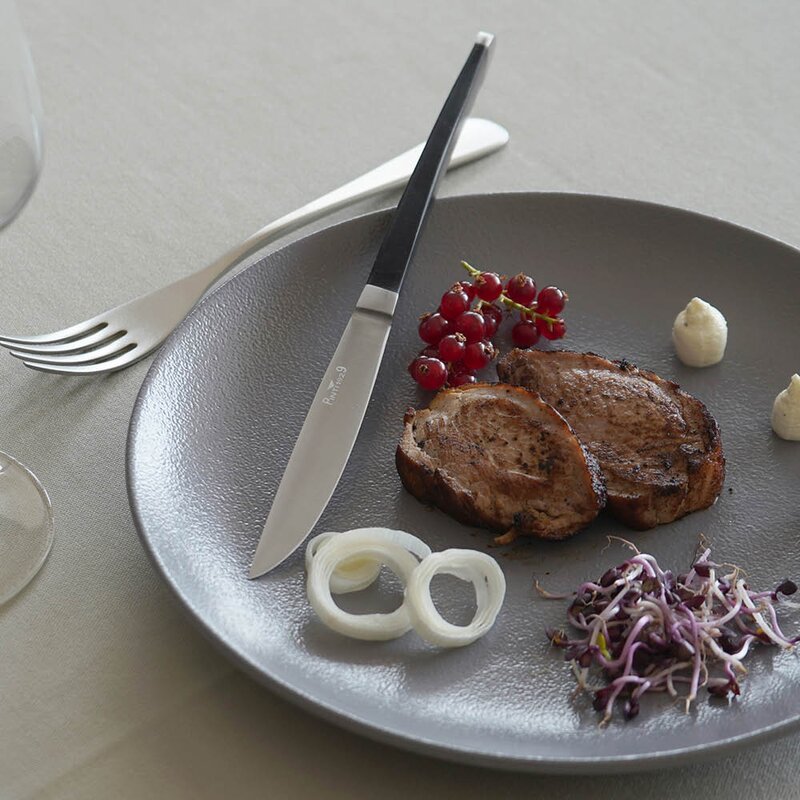 Pintinox Audrey grillkniv 23,5 cm 6 stk svart