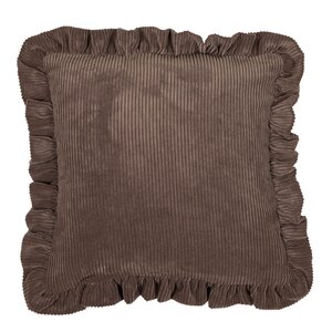 Fondaco Owen putetrekk m/volang 50x50 cm kaffe