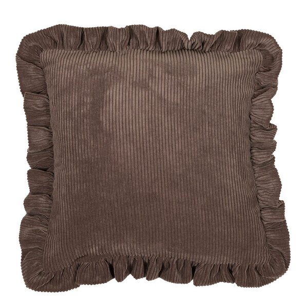Fondaco Owen putetrekk m/volang 50x50 cm kaffe