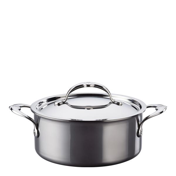 Hestan Nanobond gryte med lokk 2,8L stål