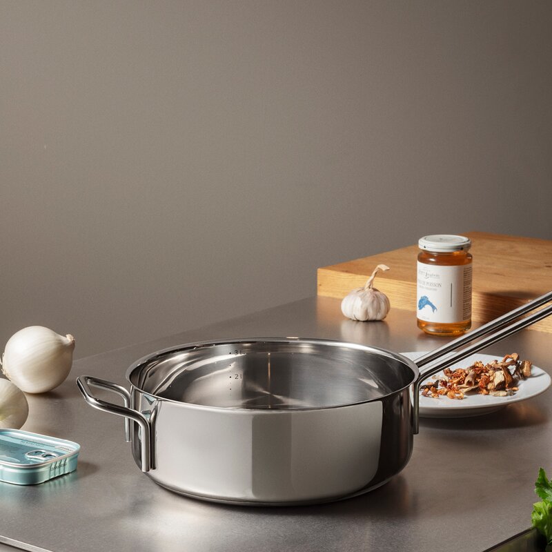 Eva Trio Stainless Steel sautépanne 24 cm