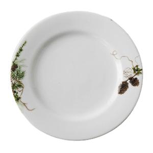 Magnor Nostalgi tallerken 22 cm hvit/grønn
