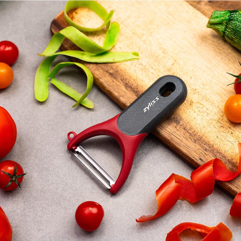 Zyliss Peelers Y-tomatskreller rød/grå
