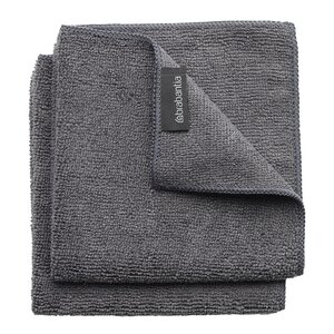 Brabantia SinkSide mikrofiberklut 30x30 cm 2 stk mørk grå