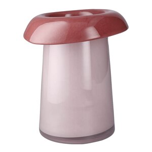 Holmegaard Soma vase 22,5 cm rose/terracotta