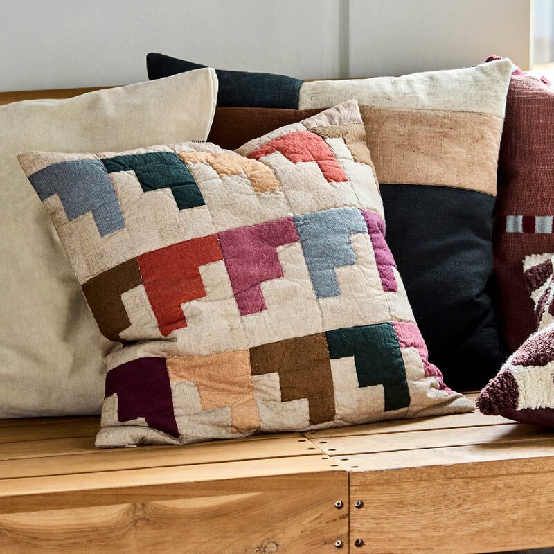 House Doctor Putetrekk Block 50x50 cm multi