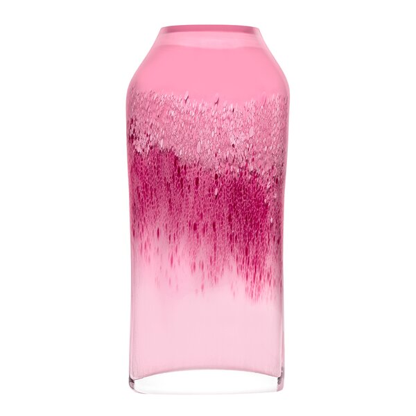 Magnor Rosa sløyfe vase 32 cm I glasshytta rosa