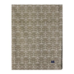 Lexington Jacquard duk 180x180 cm ornament beige/mørk oliven