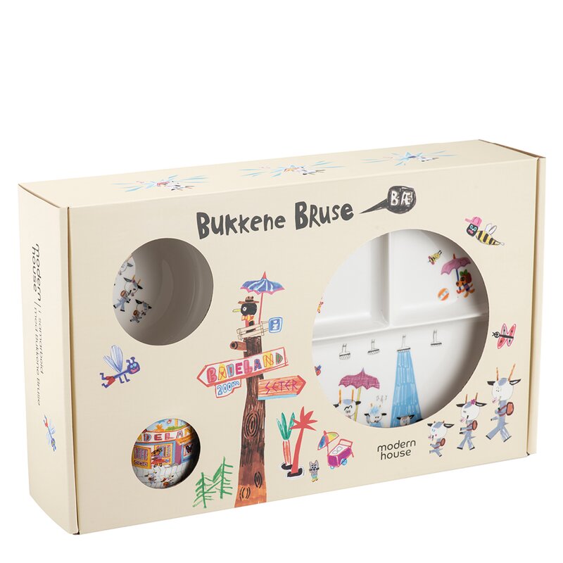 Modern House Bukkene Bruse barneservise 3 deler