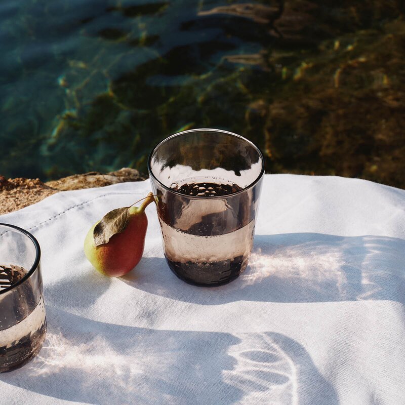 Arabia Mainio glass 40 cl 2 stk mocca