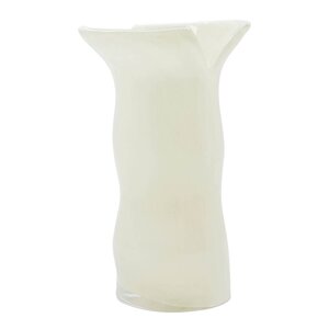 House Doctor Cuff vase i glass 24 cm off-white