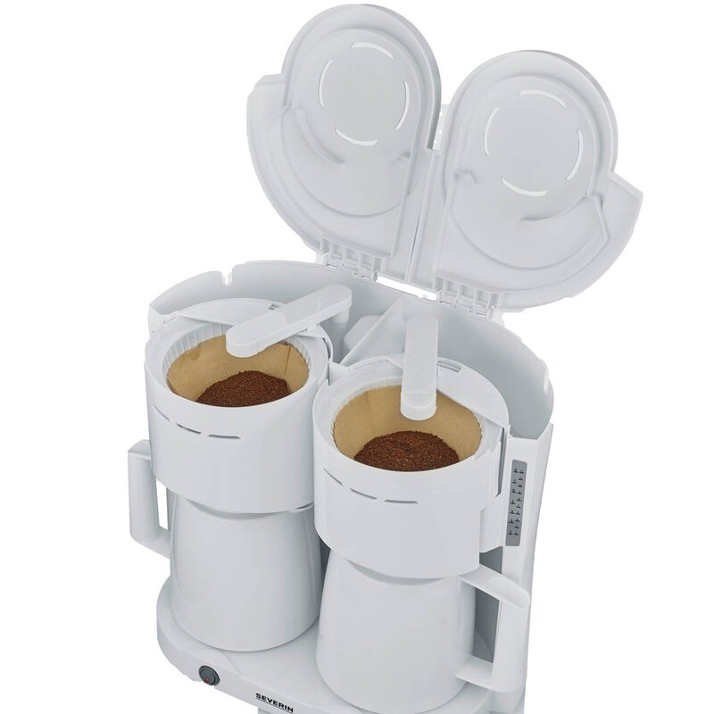 Severin Termosbrygger dobbel KA9314 1000W hvit
