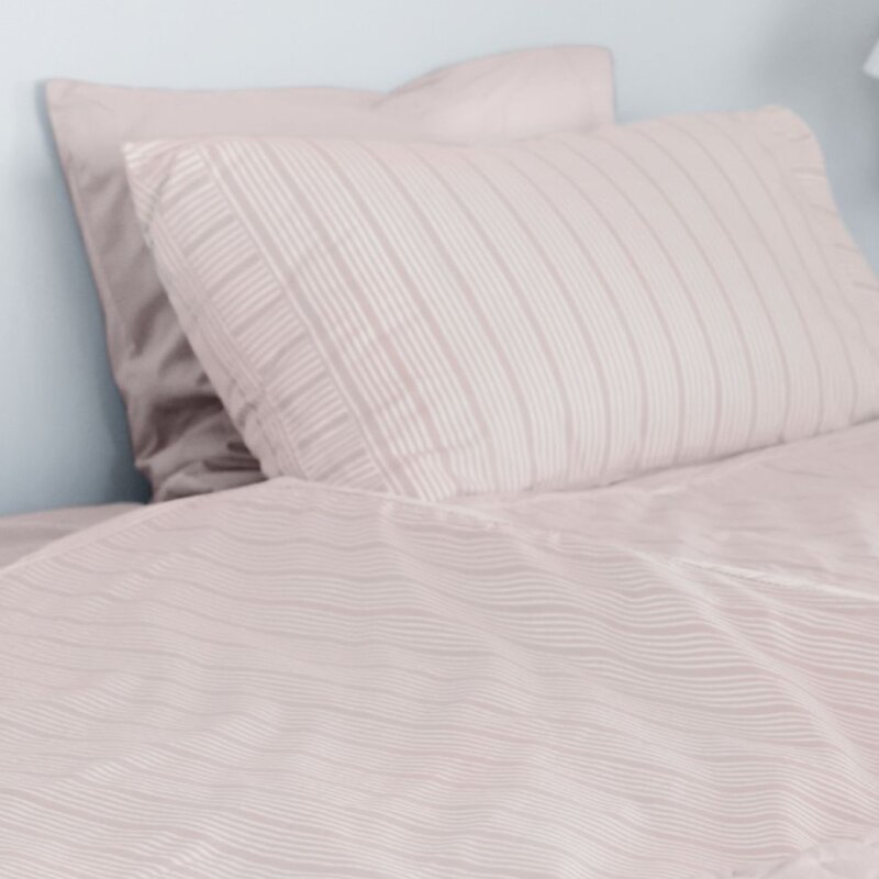 Home by Ilse Jacobsen Bedding Collection dynetrekk 140x200+50x70 cm powder rose stripes