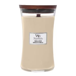 WoodWick Hourglass duftlys stor vanilla bean
