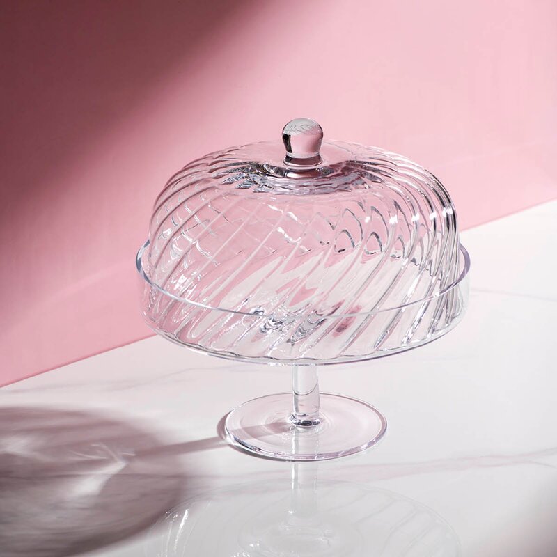 Stiernholm Classic kakefat 24 cm krystallglass
