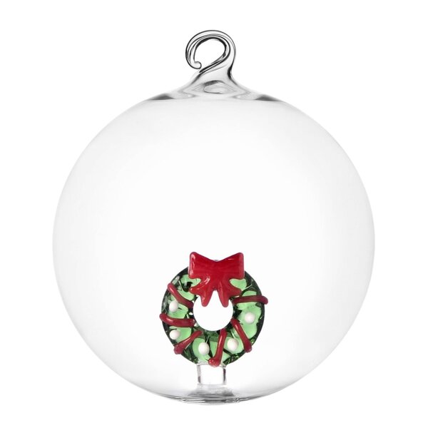 Ichendorf Milano Christmas Tales julekule glass 8 cm julekrans