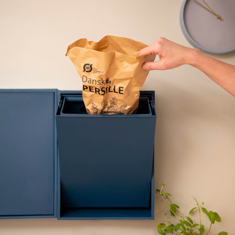 ReCollector Recycling kildesorteringsboks 30x15x40 cm Deep Dive Blue