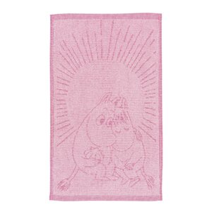 MoominArabia Mummi håndkle 30x50 cm Kjærester rosa