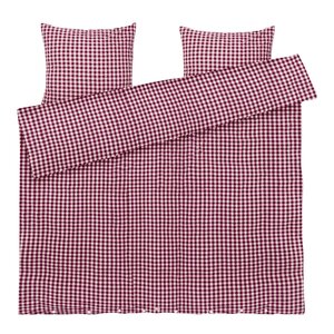 Juna Bæk&Bølge sengetøy 200x220 cm plomme/rosa