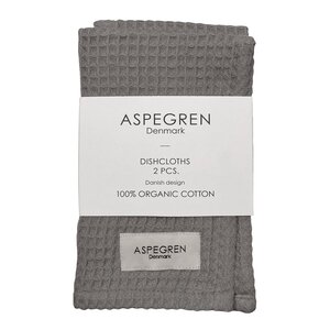 Aspegren North kjøkkenklut 30x35 cm 2 stk dark gray