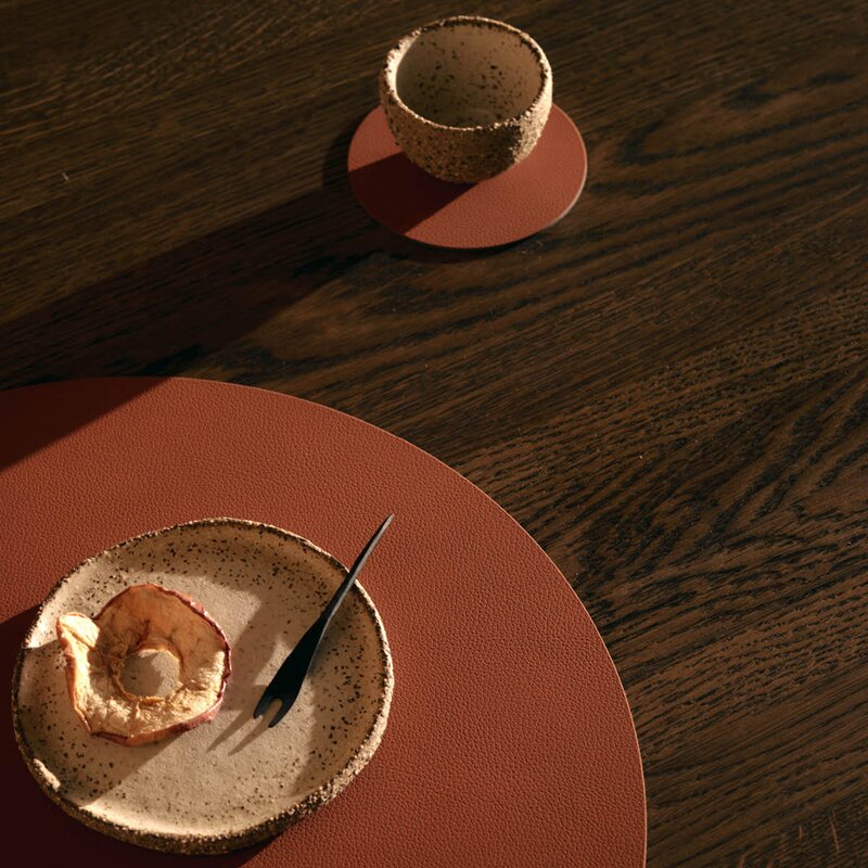 LIND DNA Circle Nupo glassbrikke 10 cm Rust