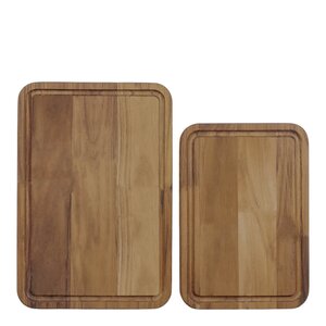 Tramontina Wooden Board skjærefjøl 2 deler teak