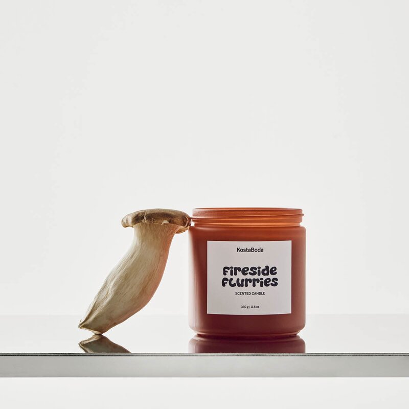 Kosta Boda Mind duftlys 10 cm Fireside Flurries