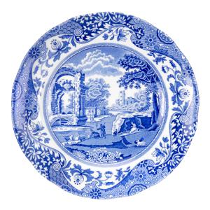 Spode Blue Italian asjett 15 cm blå/hvit