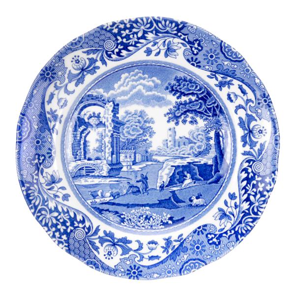 Spode Blue Italian asjett 15 cm blå/hvit