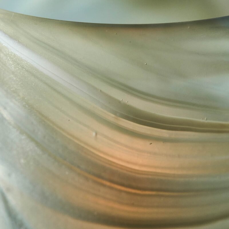 House Doctor Kae telyseholder 8x7 cm grå