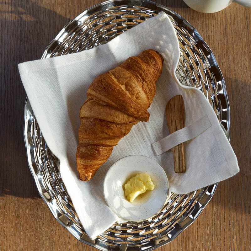 The Organic Company Serviett i bomull 20x20 cm 4 stk hvit