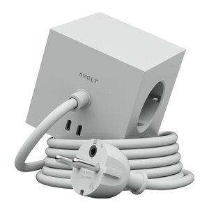 Avolt Square 1 USB-C kabel 3 m Gotland Grey