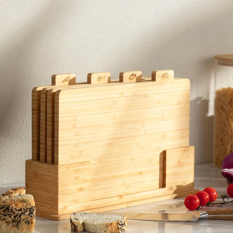 Modern House Kitchen Things skjærefjøl 35x23 cm 4 stk bambus