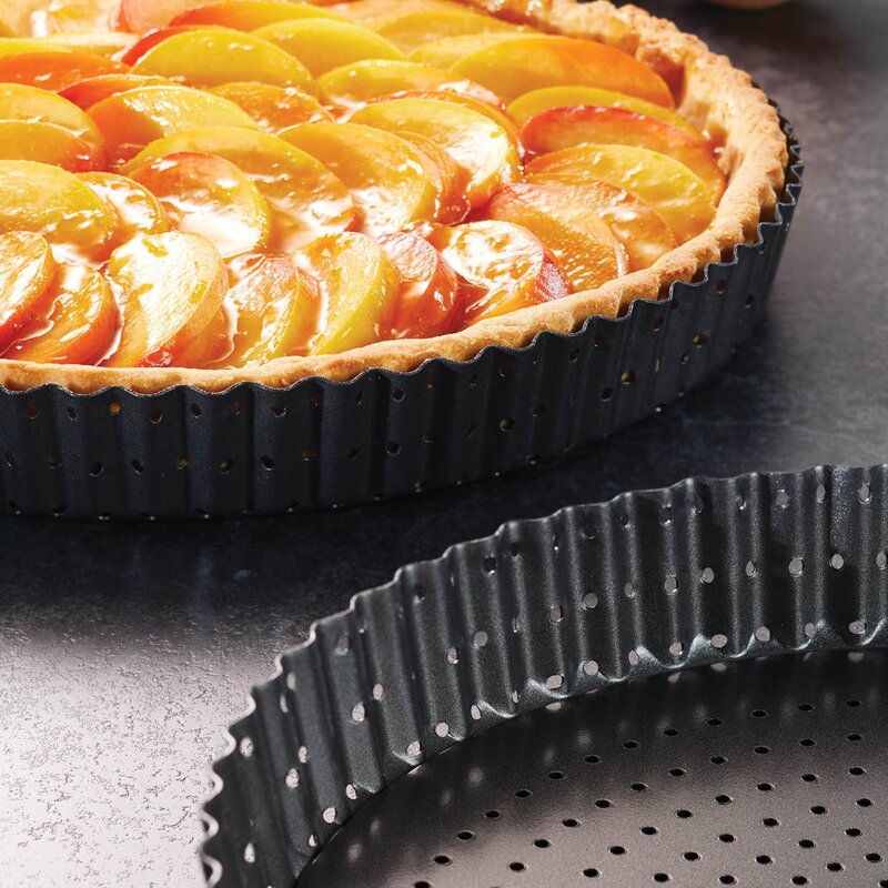 MasterClass Crusty Bake paiform 30 cm løs bunn svart