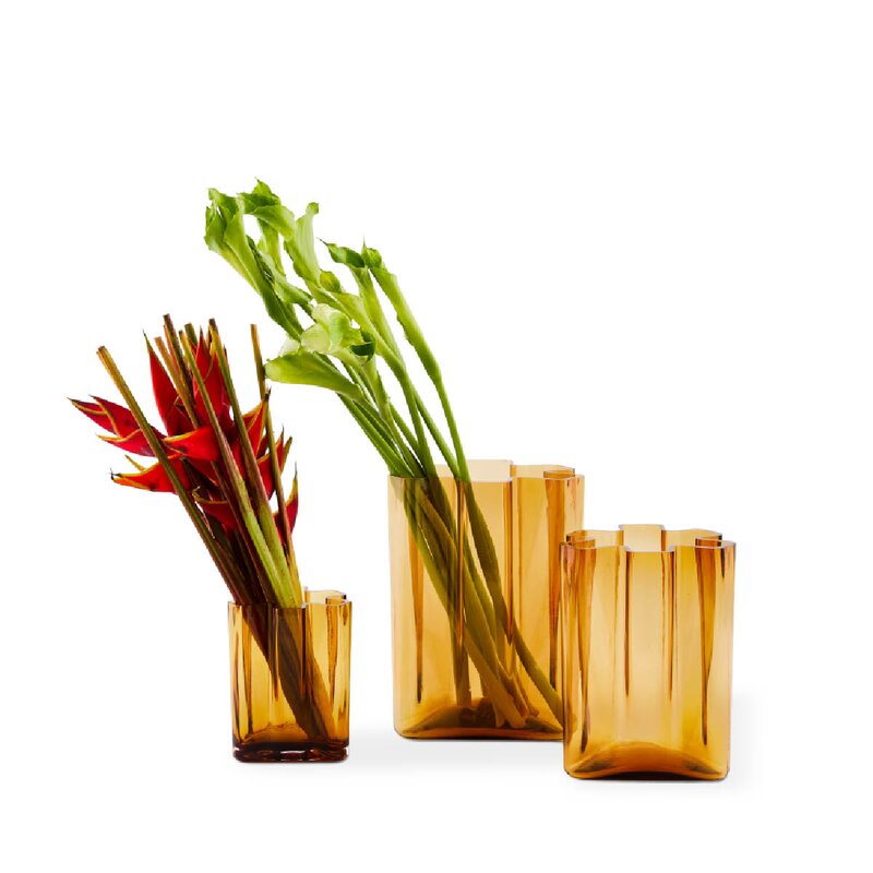 Pols Potten Hanari vase S 22 cm oker