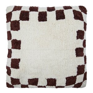 House Doctor Putetrekk Chess 50x50 cm brun/off-white