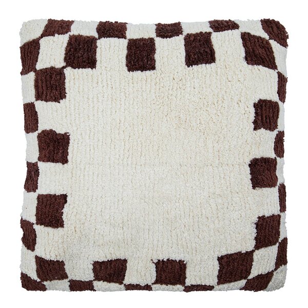 House Doctor Putetrekk Chess 50x50 cm brun/off-white