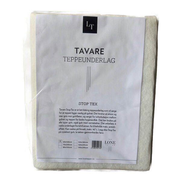 Lone Tepper Stop-Tex filt teppeunderlag 60x120 cm