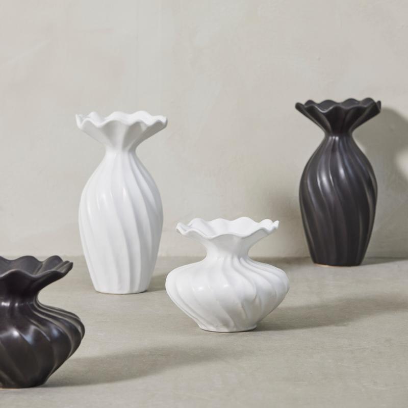 Lene Bjerre Susille vase 25 cm hvit 