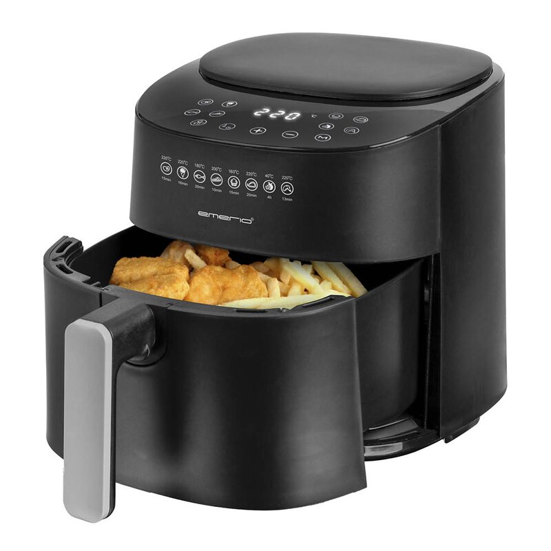 EMERIO Airfryer 4,5L svart