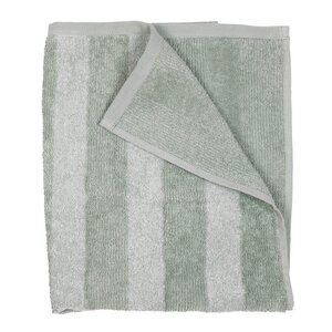 Fondaco Stripe badehåndkle 70x140 cm lysegrønn