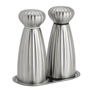 Robert Welch Palm Satin kverner og brett 3 deler rustfritt stål liten