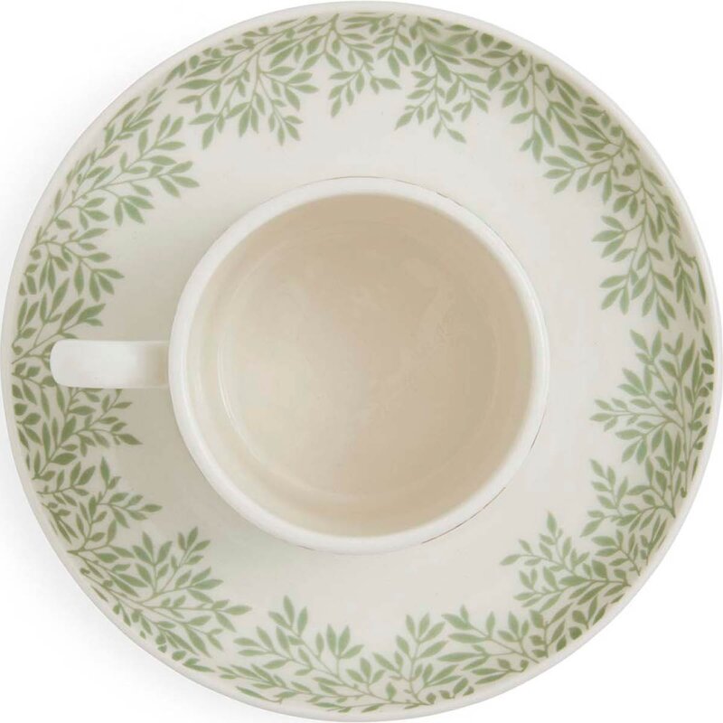 Spode Morris & Co espressokopp med skål 4 stk