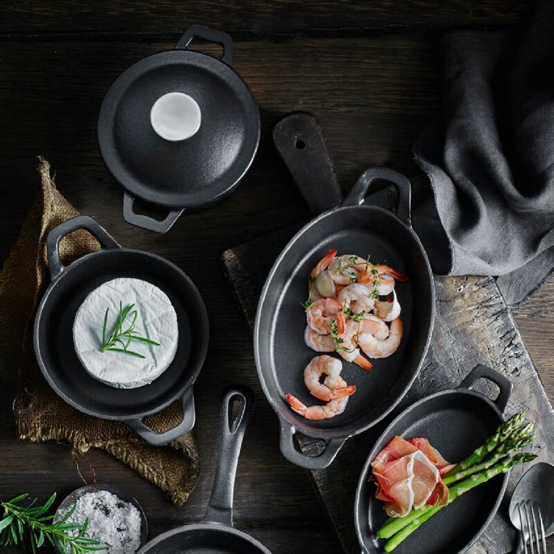 Pillivuyt Gourmet Garonne Mini støpejernsgryte 0,7L inkl. lokk