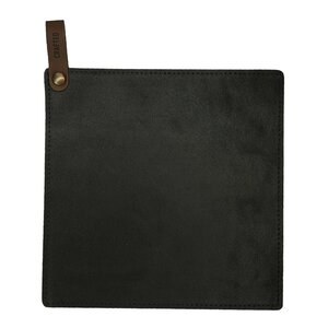 Crafted Leather gryteklut 21x21 cm svart