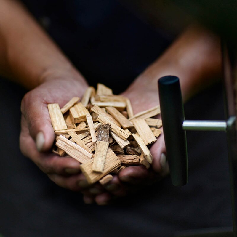 Rösle Røykspon i hickory 23x17 cm