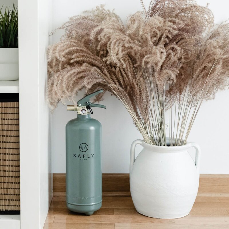 Safly Brannslukningsapparat 2 kg grønn